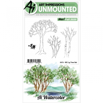 Art Impressions Cling Stamps - Large Tree