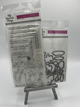 MFT Die-Namics Stanz & Stempel Set - Beary Best Friends