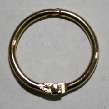 Buchring / Heftring / Klappring 25 mm - Gold