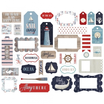 Carta Bella Frames & Tags - By The Sea