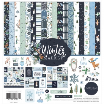 Carta Bella - Collection Kit - 12" x 12" - Winter Market