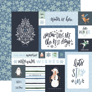 Carta Bella Winter Market - 4 x 6 Journaling Cards 12" x 12" 