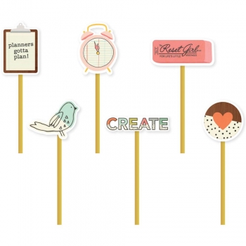 %Carpe Diem The Reset Girl - Decorativ Clips 6 Stk.%
