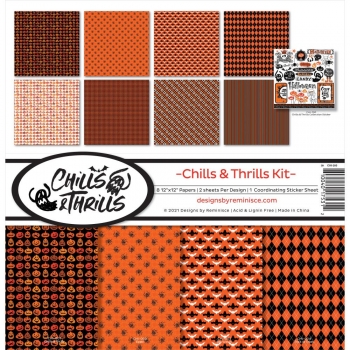 Reminisce - Collection Kit - 12" x 12" - Chills & Thrills Kit