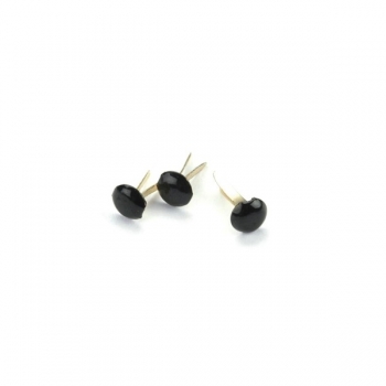 100 Minibrads 3 mm - Schwarz