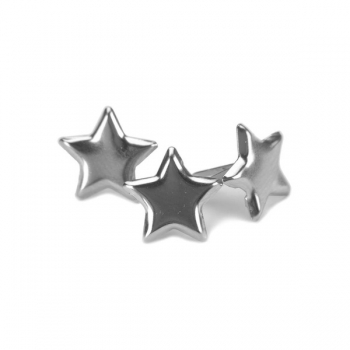 50 Brads - Sterne - Silber