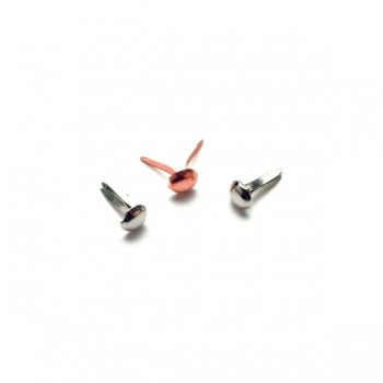 100 Minibrads 3 mm - Metallic 