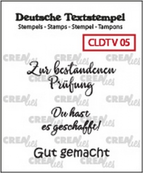 Crealies Mini Text Stempel - Verschiedene 5 (Prüfung)