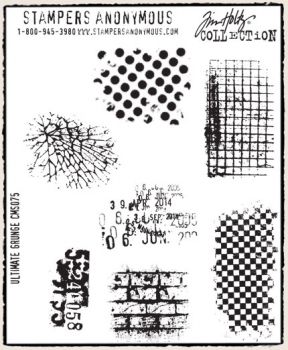 Tim Holtz Stempelset - Ultimate Grunge