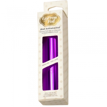 Go Press Heat Activated Foil - Deep Mirror Finish Purple