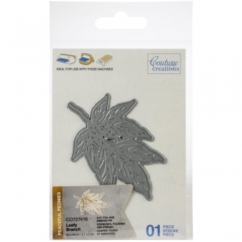 Couture Creations - Hotfoil Stamp - Leafy Branch