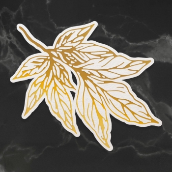 Couture Creations - Hotfoil Stamp - Leafy Branch