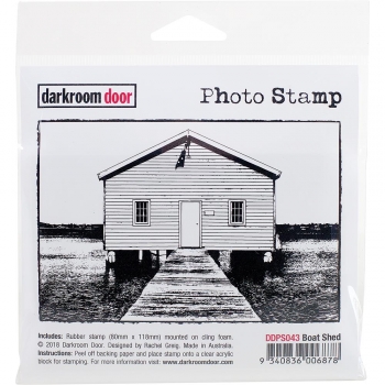 Darkroom Door Cling Photo Stamp - Boat Shed