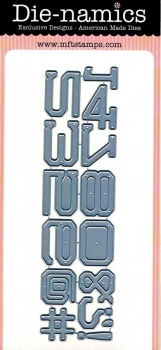 Die-namics - Bottom Line Numbers and Symbols *Limitiert*