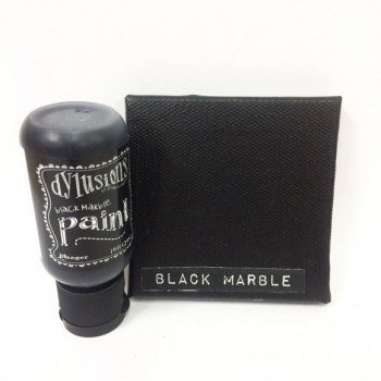 Ranger Dylusions Paint Flip Cap Bottle - Black Marble