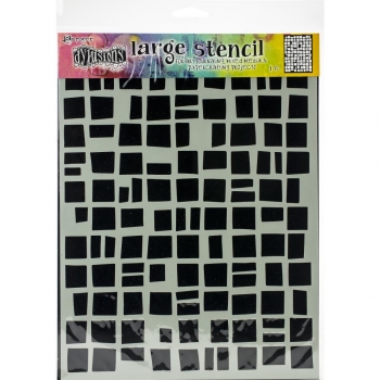 Dylusions large stencil - Betsy`s Block, Large