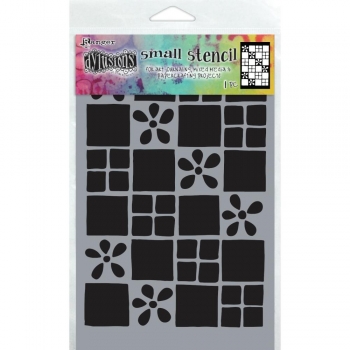 Dylusions small stencil - Square Dance