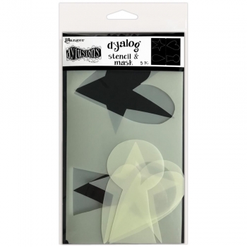 Dylusions dyalog stencil & mask - Mask It