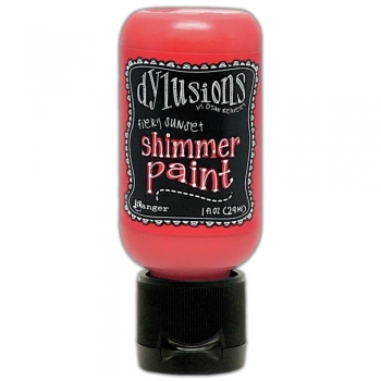 Dylusions Shimmer Paint - Fiery Sunset
