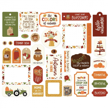 Echo Park Frames & Tags - I love Fall