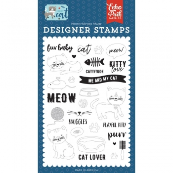 Echo Park Clear Stamps - Kitty Love 