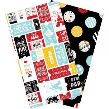 Echo Park Traveler`s Notebook Daily Calendar Insert - Standard - Wish Upon a Star