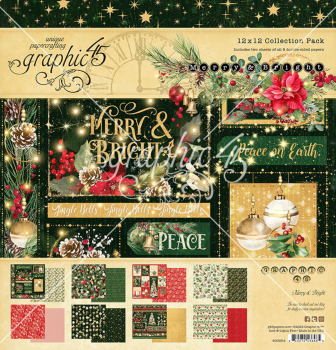 graphic 45 12" x 12" Collection Pack - Merry & Bright