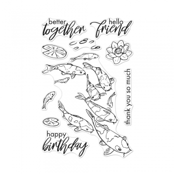 Hero Arts Clearstamps - Koi Bunch