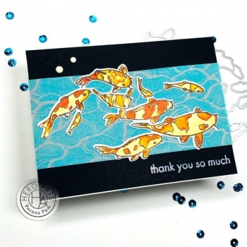 Hero Arts Clearstamps - Koi Bunch