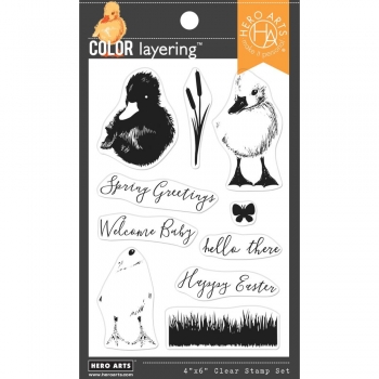 Hero Arts Clearstamps - Color Layering Duckling
