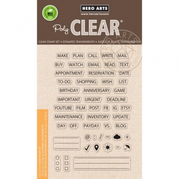 Hero Arts Clearstamps - Plan 
