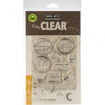 Hero Arts Clearstamps - Sky's the Limit Balloons