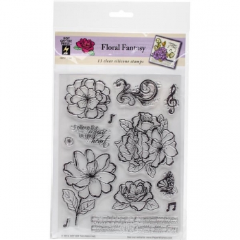 !Hot Off The Press - Floral Fantasy 13 Stck.!