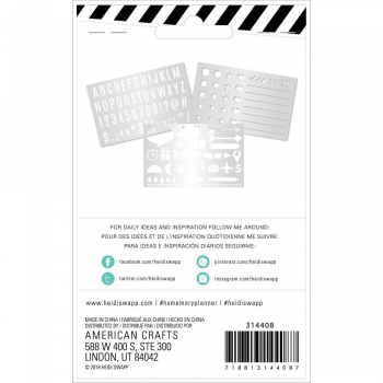 Heidi Swapp Memory Planner Ruler - Color Fresh