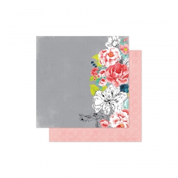 Heidi Swapp 12" x12" September Skies - Beautiful Bouquet