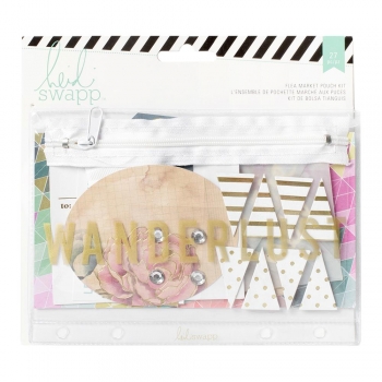 Heidi Swapp Flea Market Pouch Kit - Wanderlust