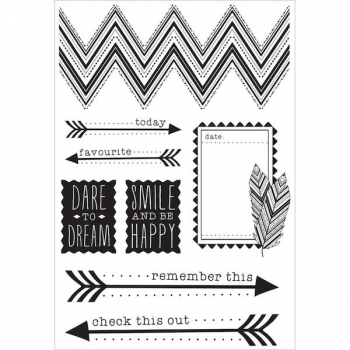 Kaisercraft Clear Stamps - Bow & Arrow