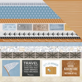 Kaisercraft - Let`s Go Collection - Souvenirs 12"