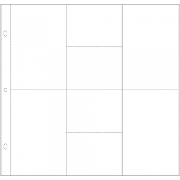 Kaiser Craft Captured Moments - 12" x 12" Multi Pocket Pages - Pack 4