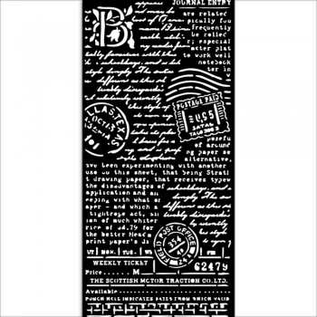 Stamperia Stencil - Postcard