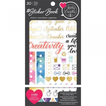 Kelly Creates Sticker Book - 1089 Stk.
