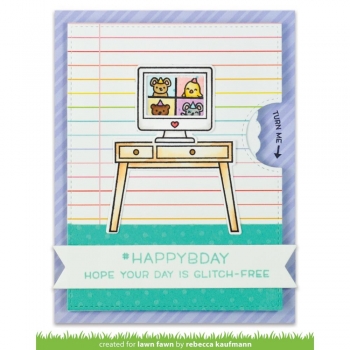 Lawn Fawn Clear Stamps - Virtual Friends
