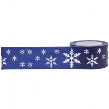 Little B Foil Tape - Snowflake Silver