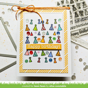 Lawn Fawn Clear Stamps - All the Party Hats