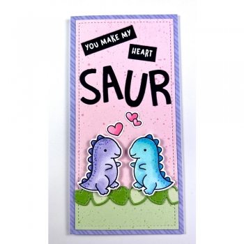 Lawn Fawn Clear Stamps - RAWR -Flop