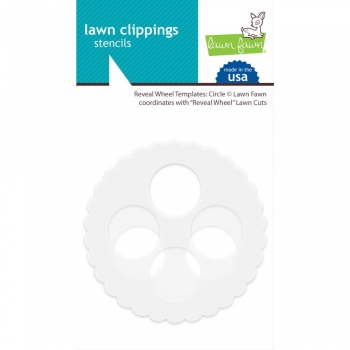 Lawn Fawn Lawn Clipping Stencil - Reveal Wheel Templates: Circle