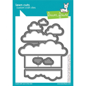 Lawn Fawn Die - Platform Pop-Up Cloud Inserts