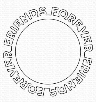 Die-namics - Friends Forever Circle Frame *limitiert*