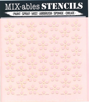 MFT - 6" x 6" Schablone - Spring Flowers *limitiert*