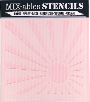 MFT - 6" x 6" Schablone - Sun Ray